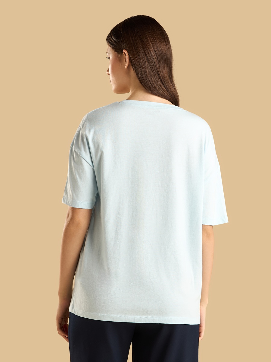 Flower Applique T-Shirt