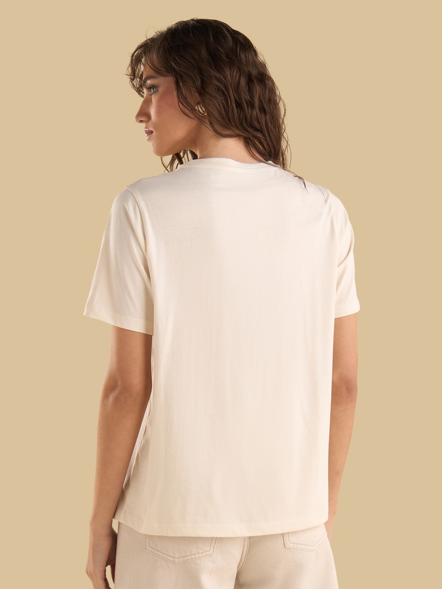 Crochet Applique T-Shirt