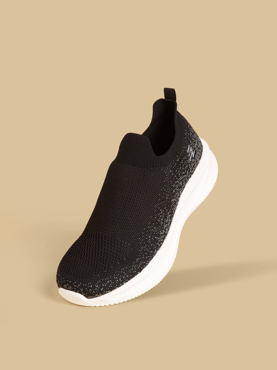 Textured Slip-On Sports Shoes