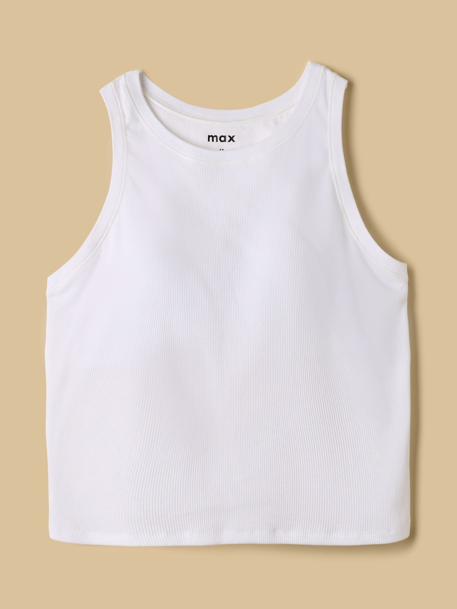 Ribbed Sleeveless Tank Top