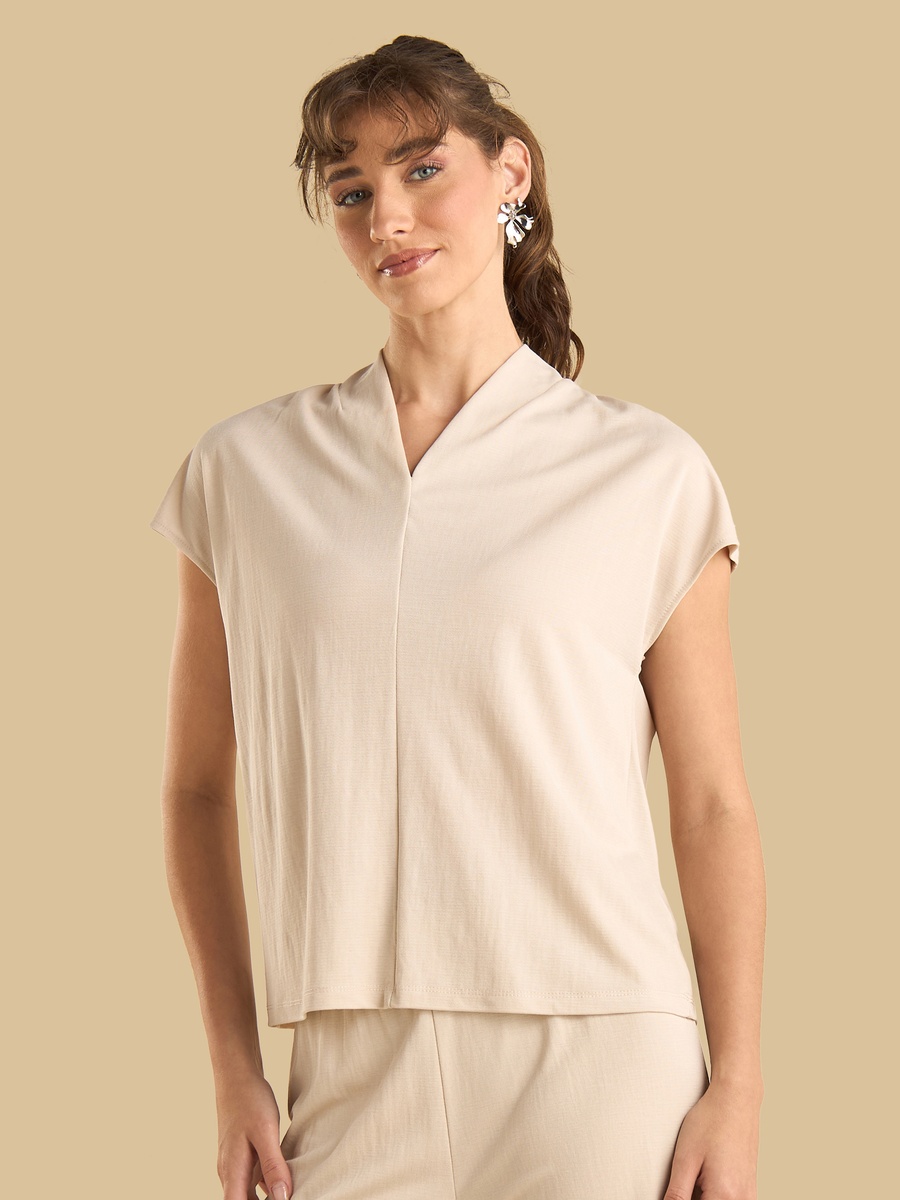 Sand Wash V-Neck Top