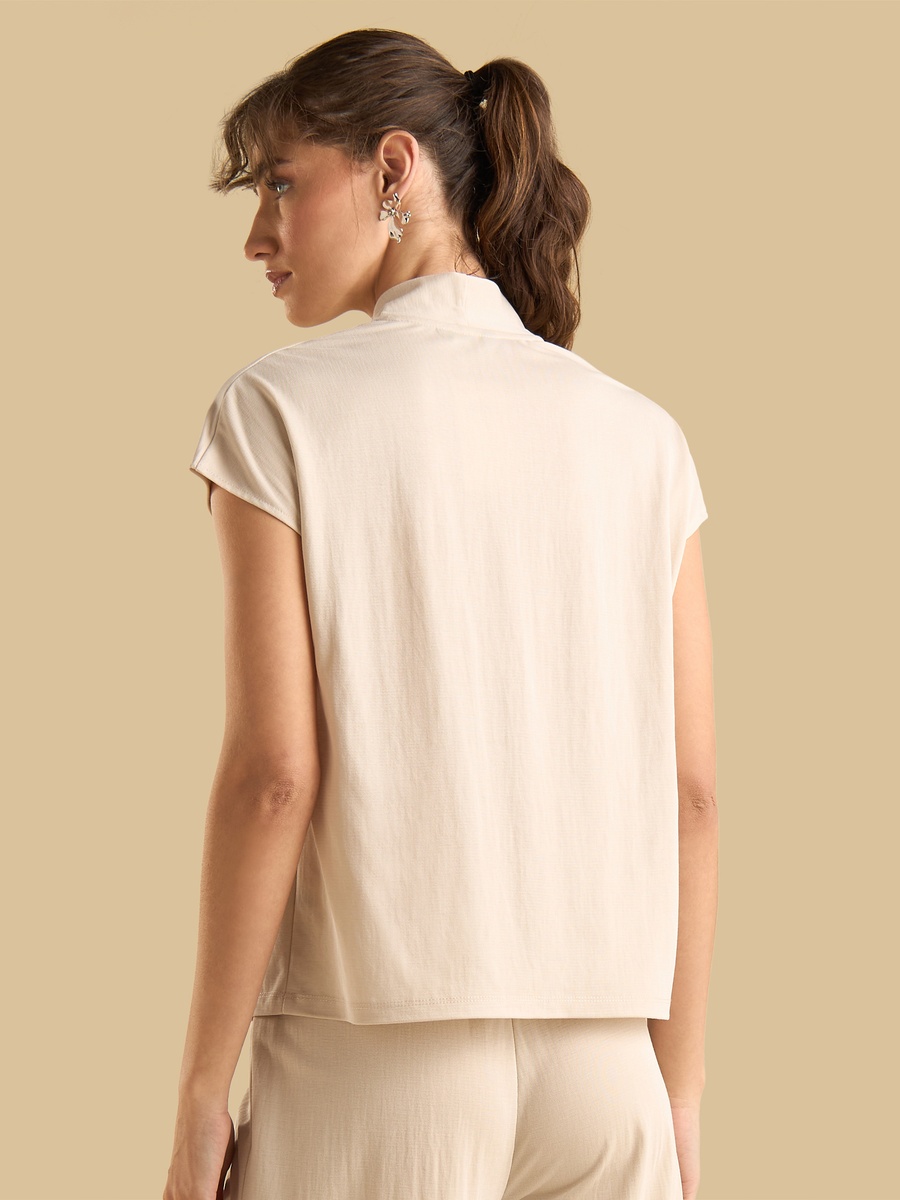 Sand Wash V-Neck Top