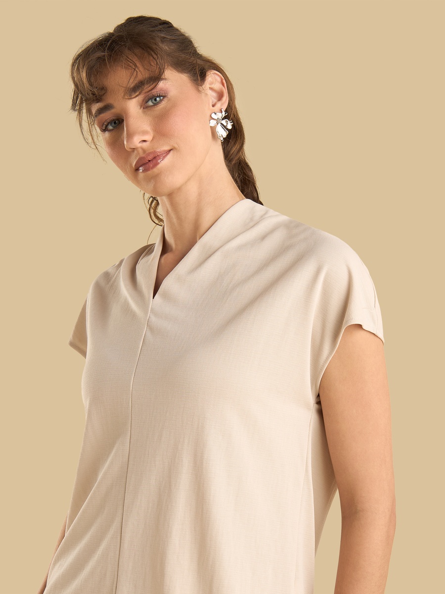 Sand Wash V-Neck Top