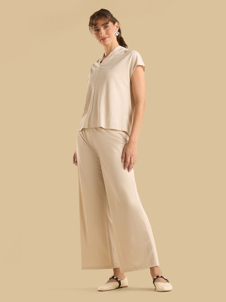 Sand Wash V-Neck Top