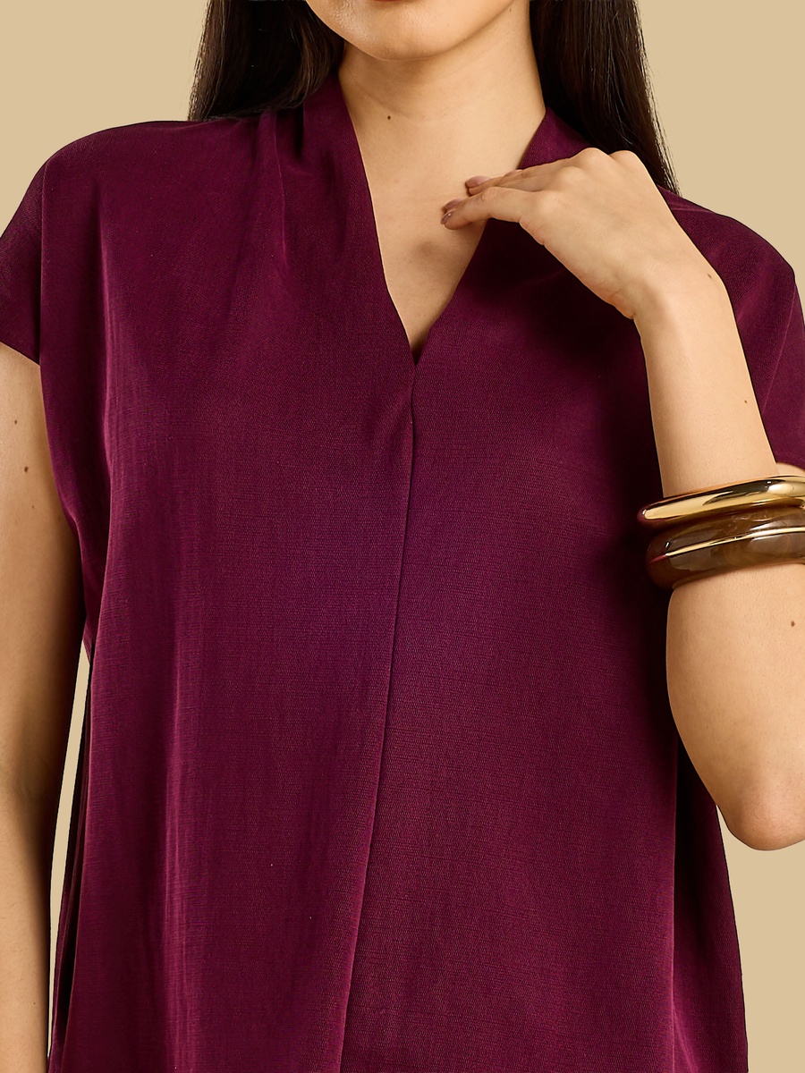 Sand Wash V-Neck Top