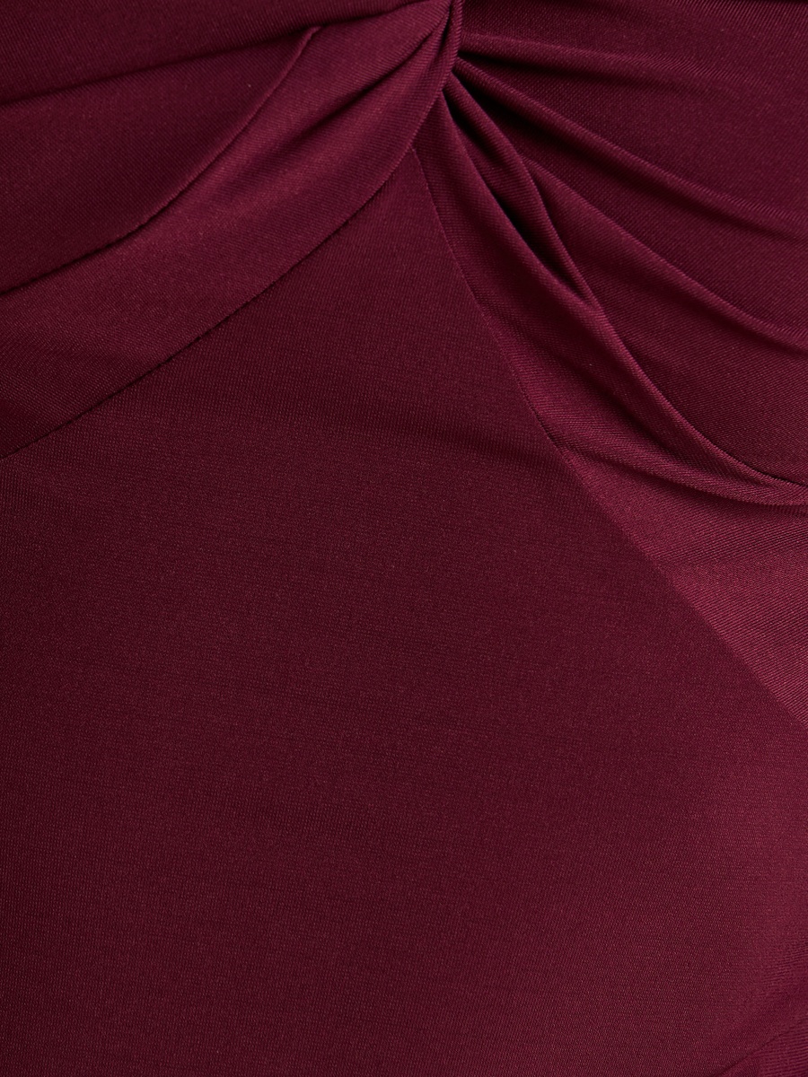 Ruched V-Neck Top
