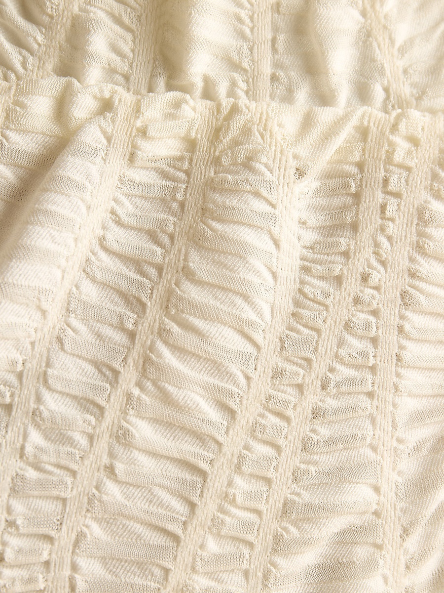 Textured Skirt with Slit
