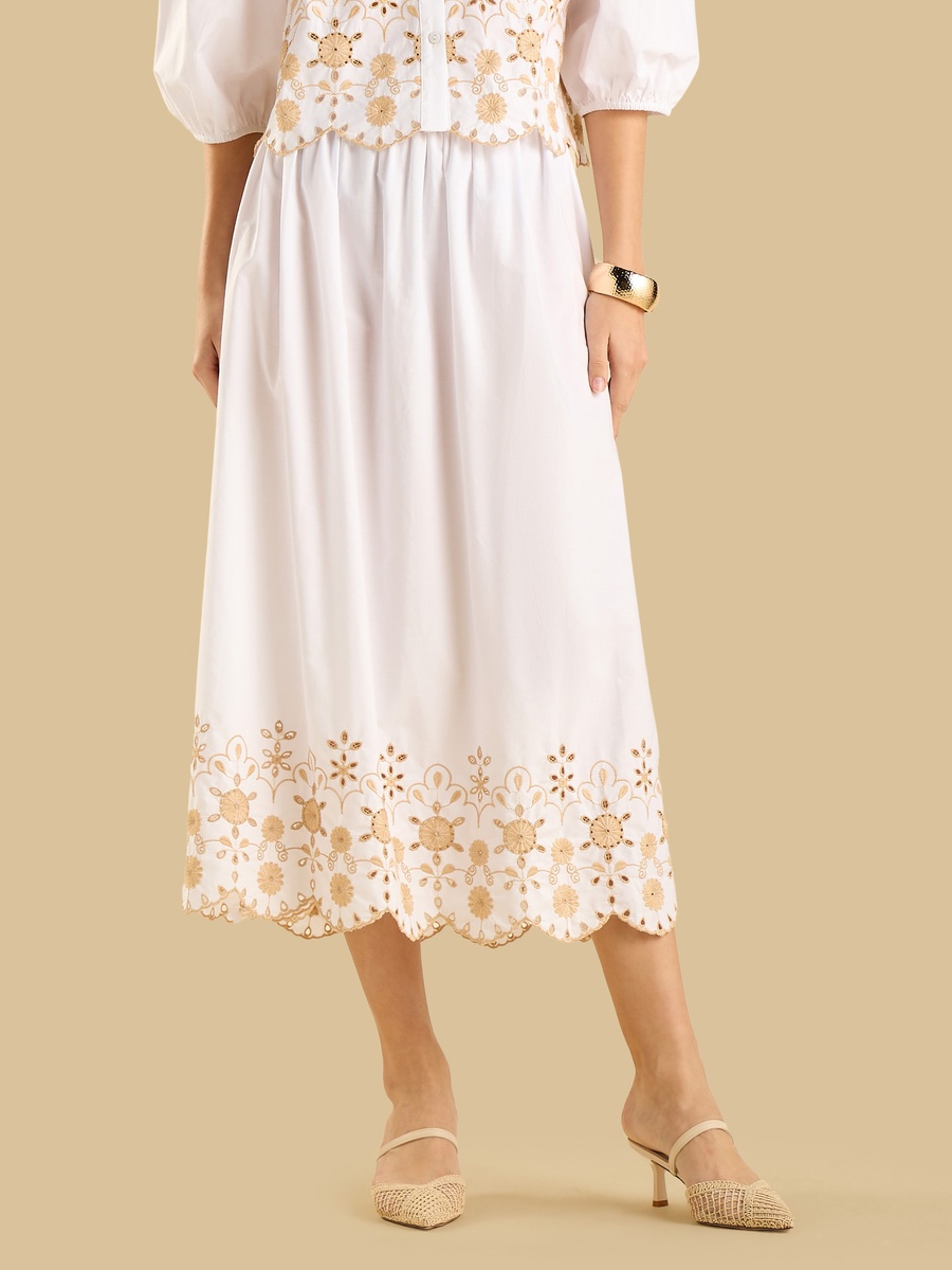 Embroidered Skirt