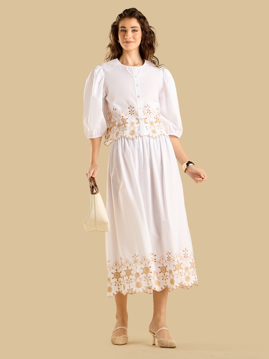Embroidered Skirt