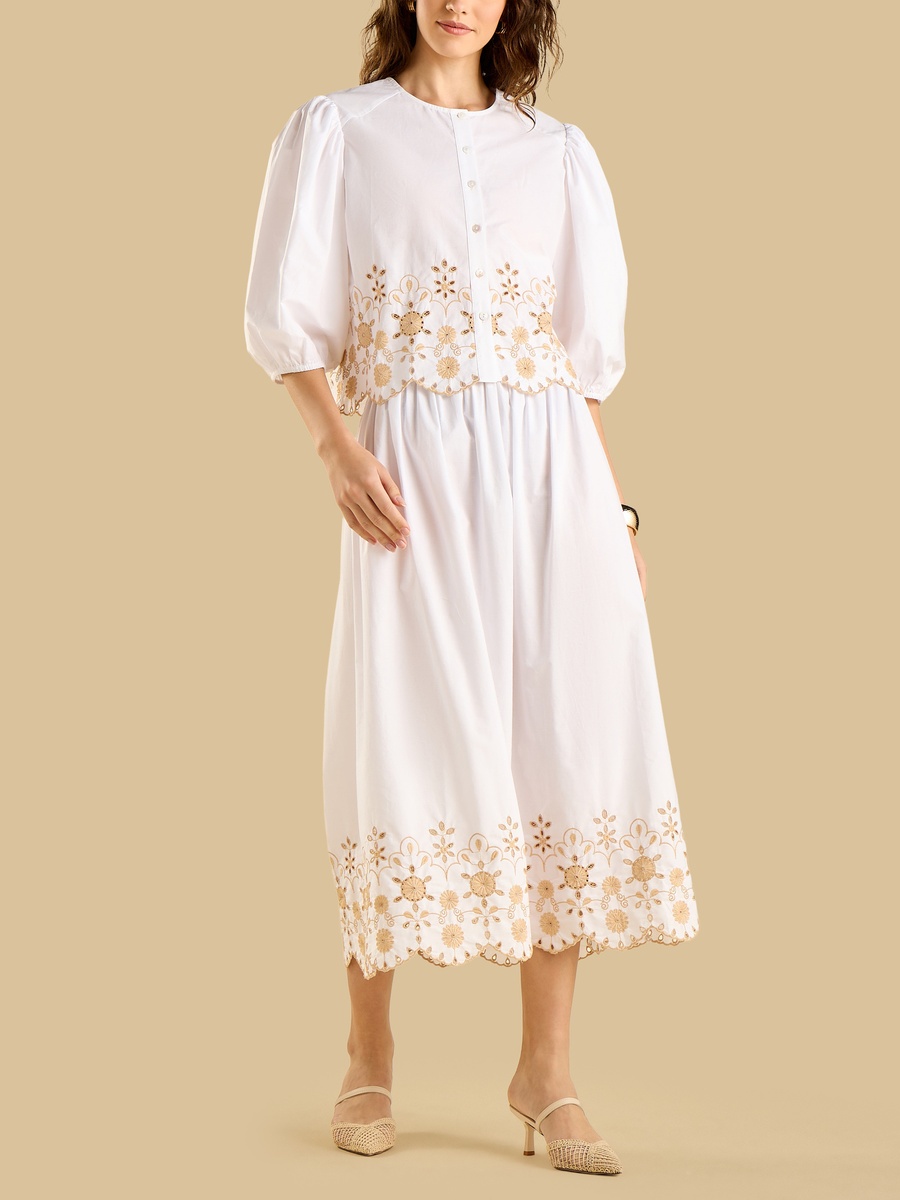 Embroidered Skirt