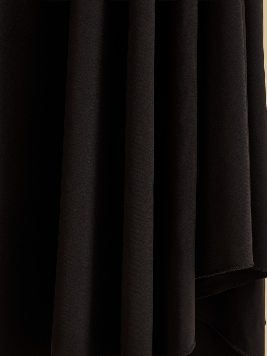Ruched Asymmetric Skirt