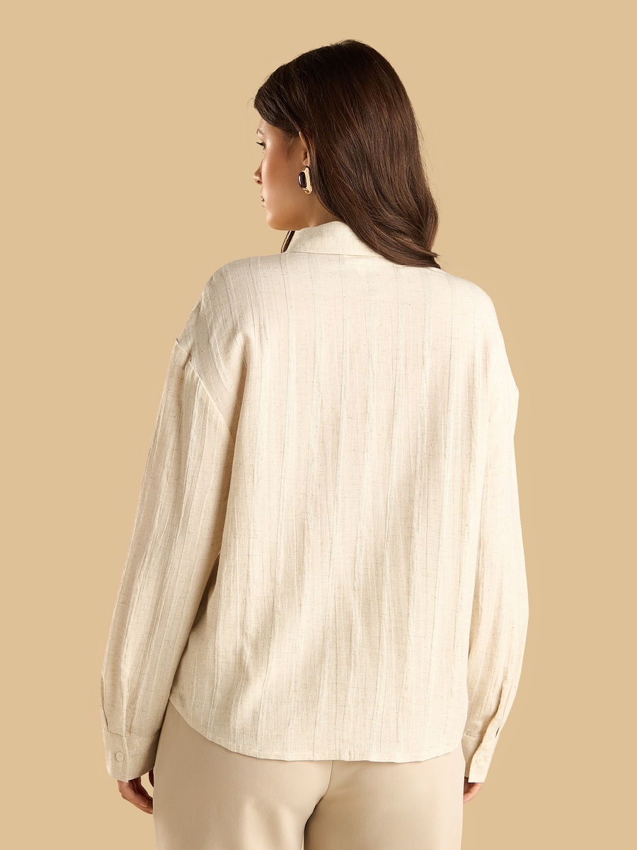 Floral Patch Embroidered Shirt