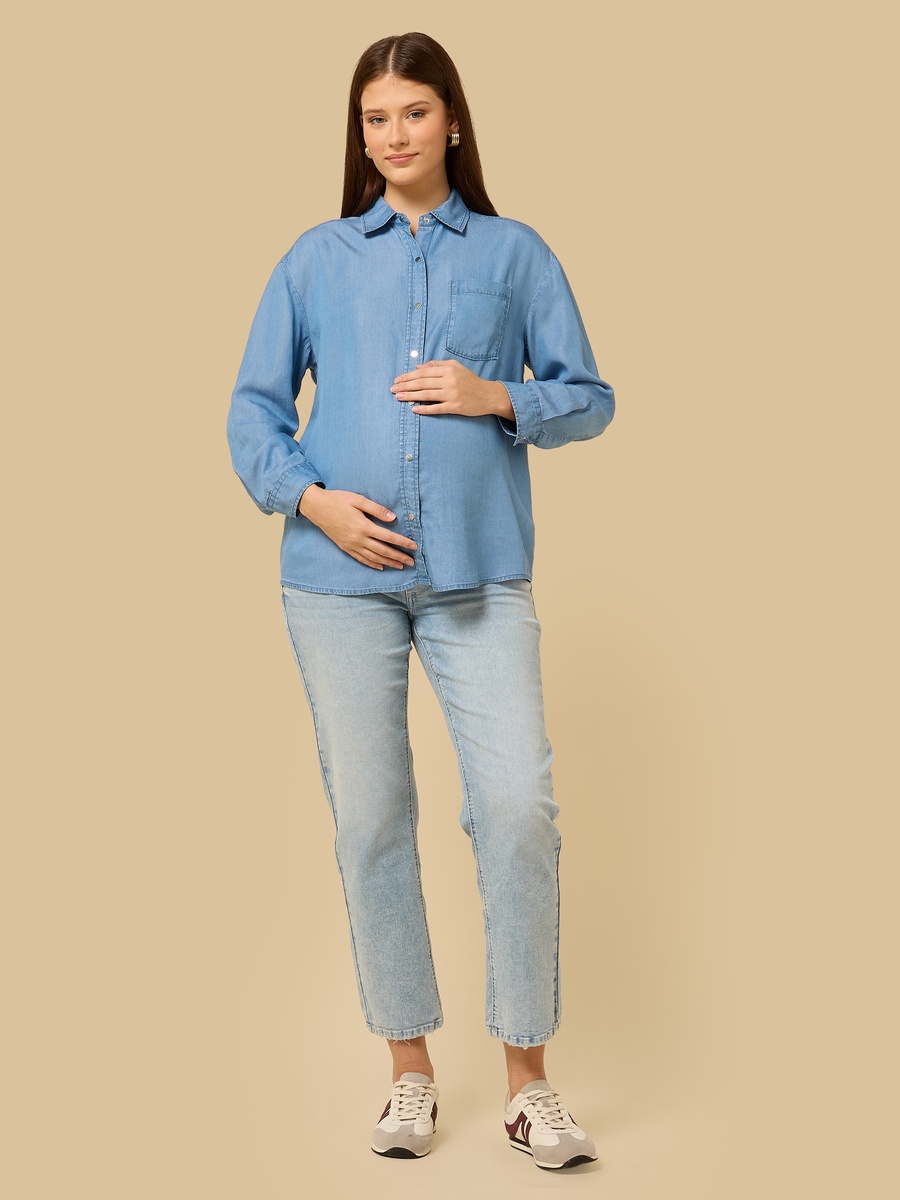 Maternity Denim Shirt