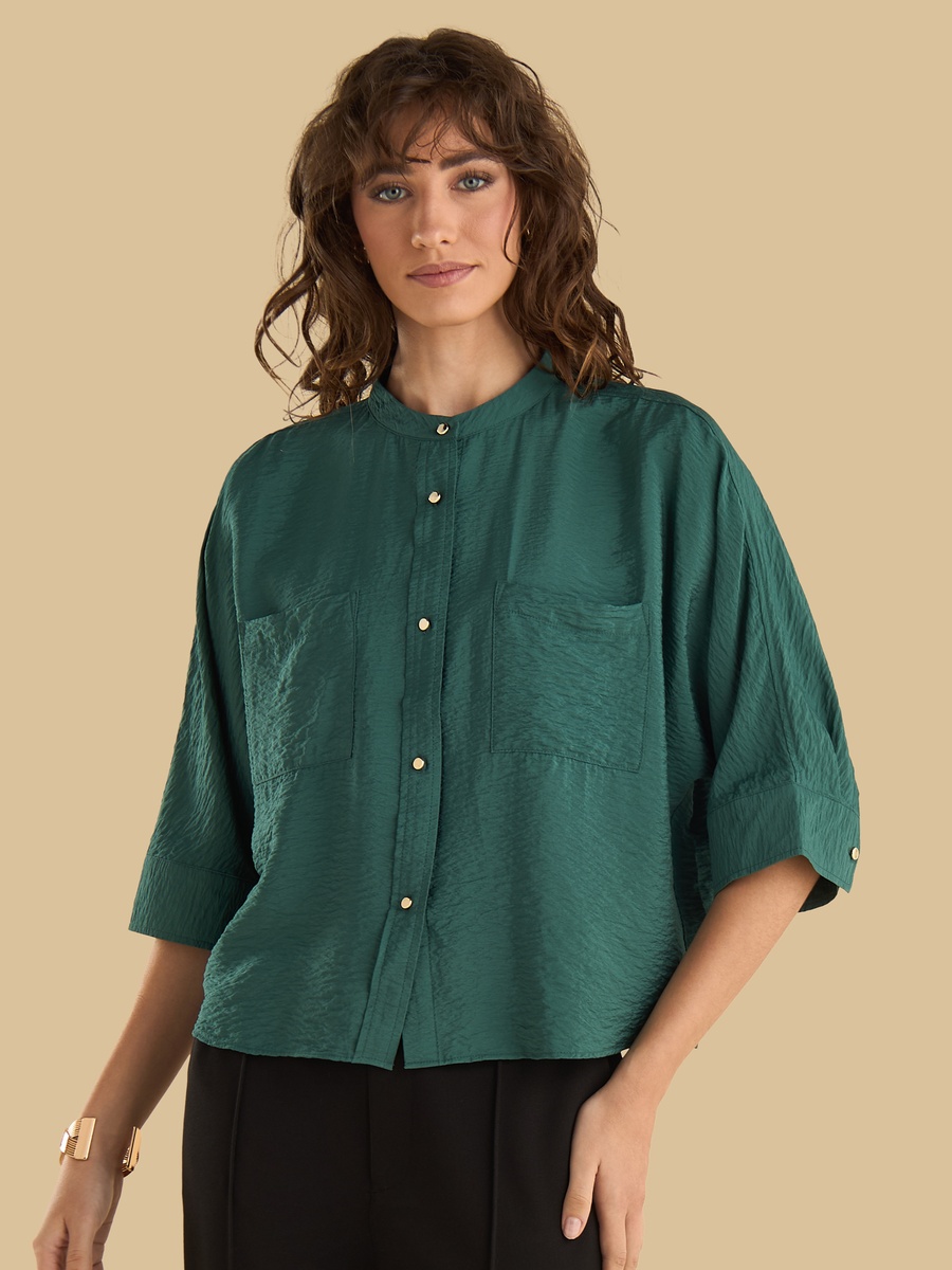 Mandarin Collar Shirt