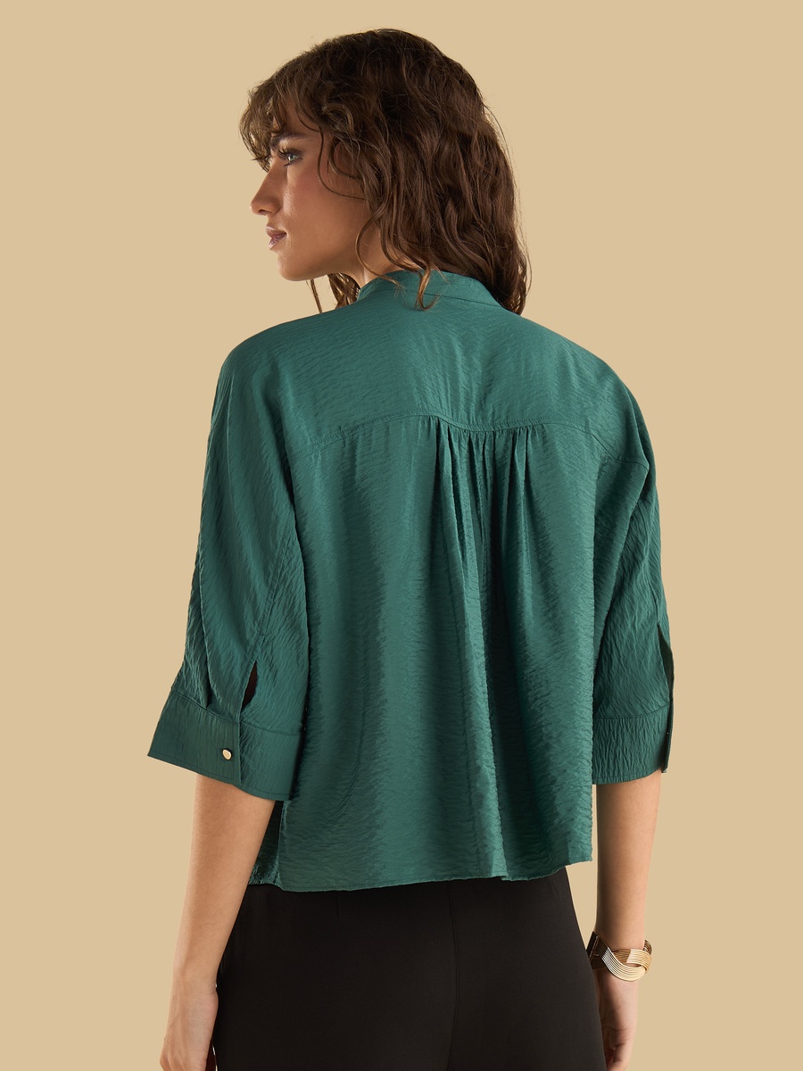 Mandarin Collar Shirt