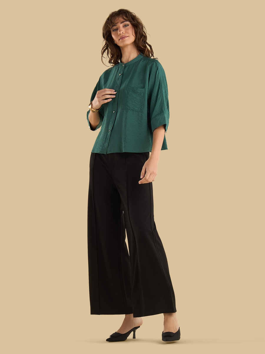 Mandarin Collar Shirt