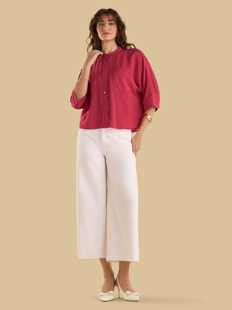 Mandarin Collar Shirt