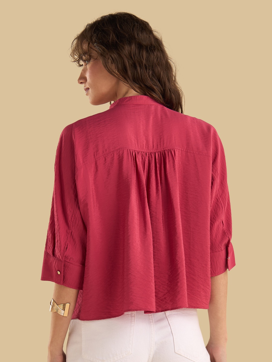 Mandarin Collar Shirt