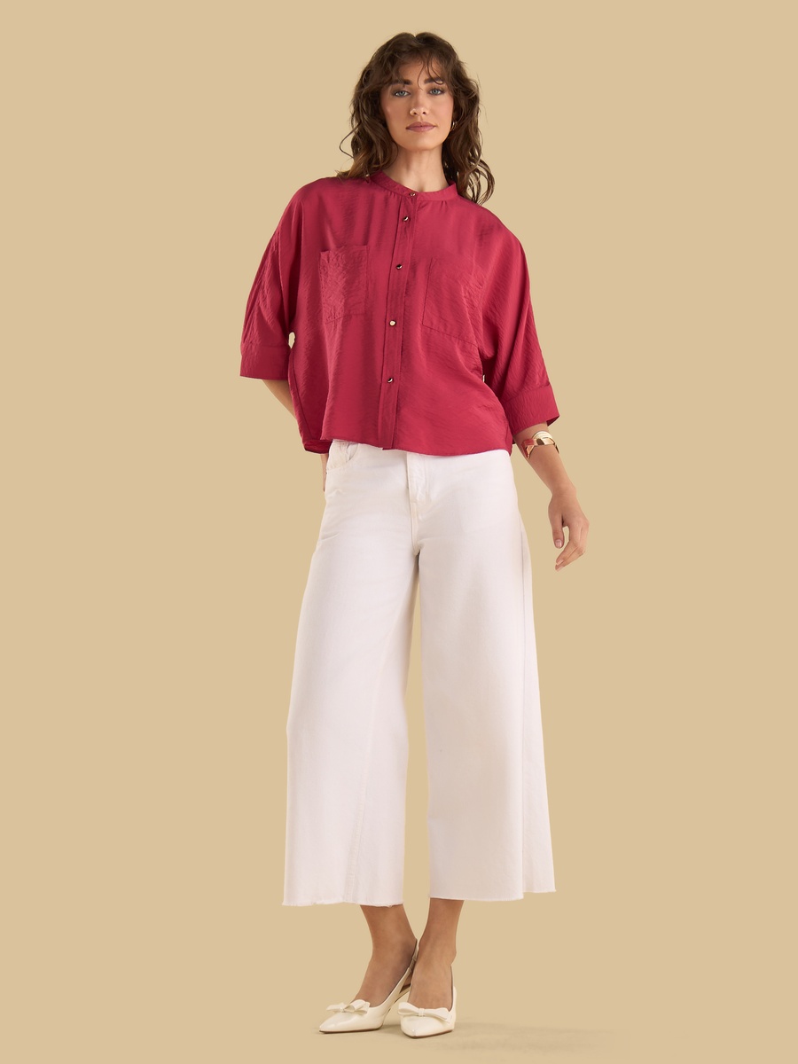 Mandarin Collar Shirt