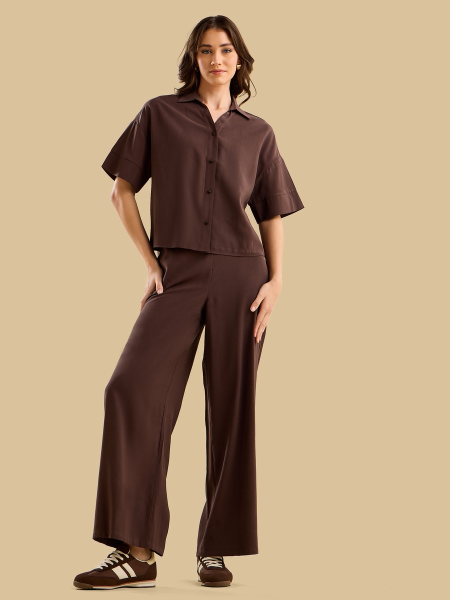 Cupro Panelled Shirt