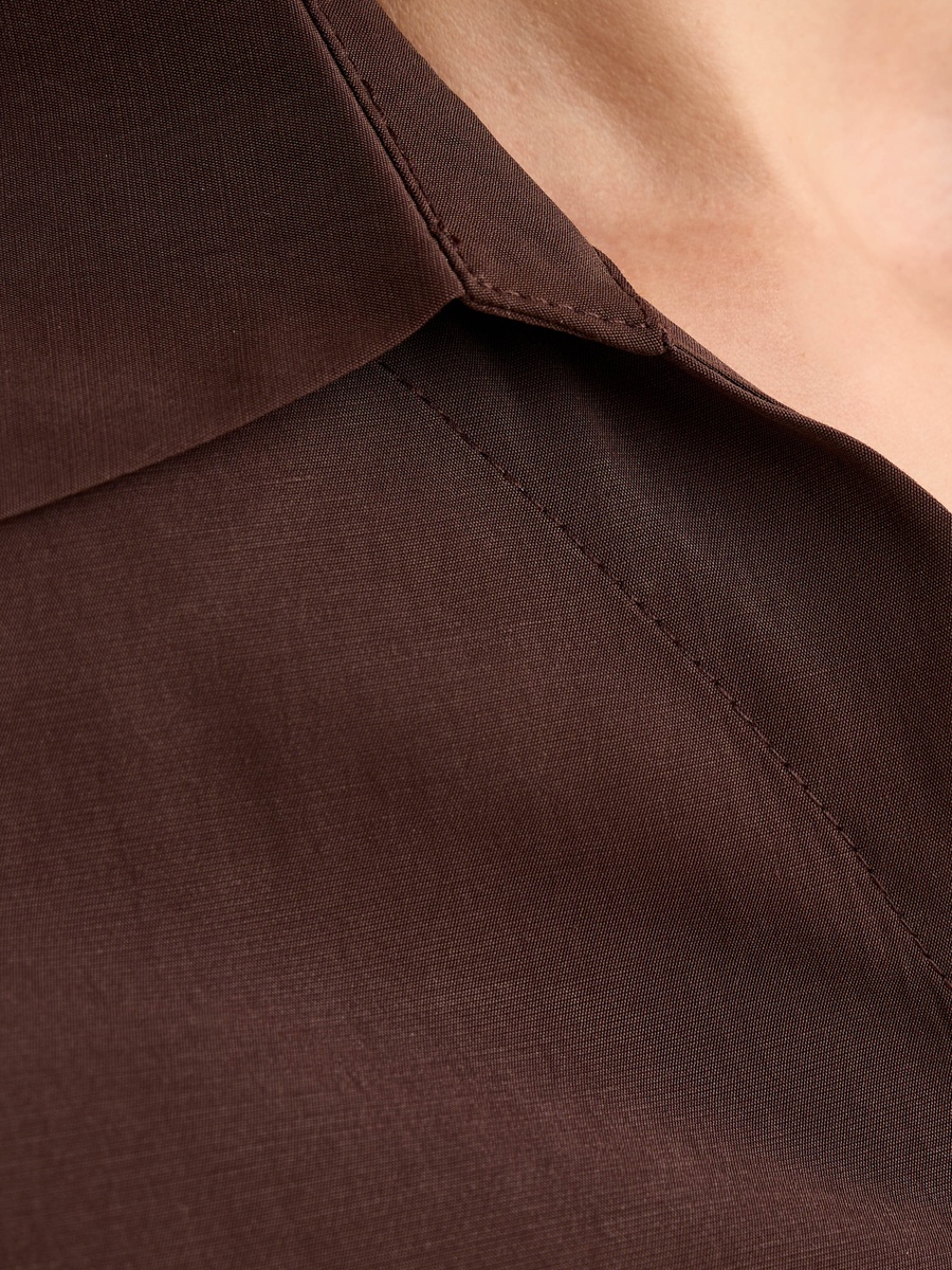Cupro Panelled Shirt