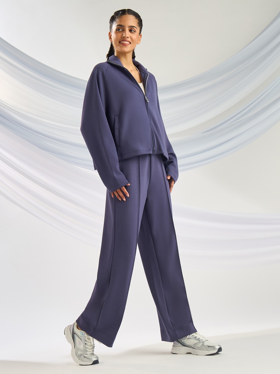 Pintuck Modal Wide Leg Pants