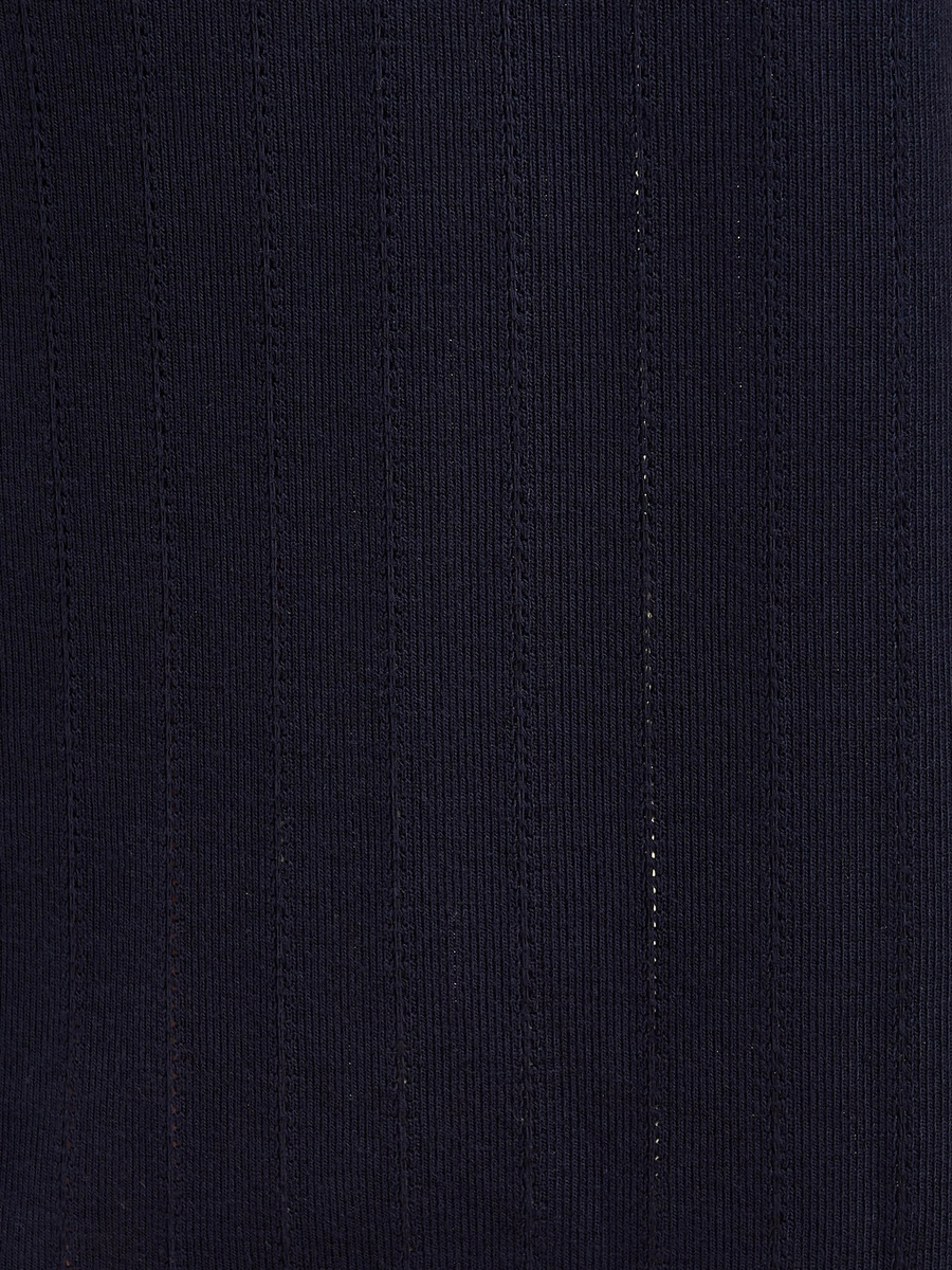 Pointelle Textured Wide Leg Pants