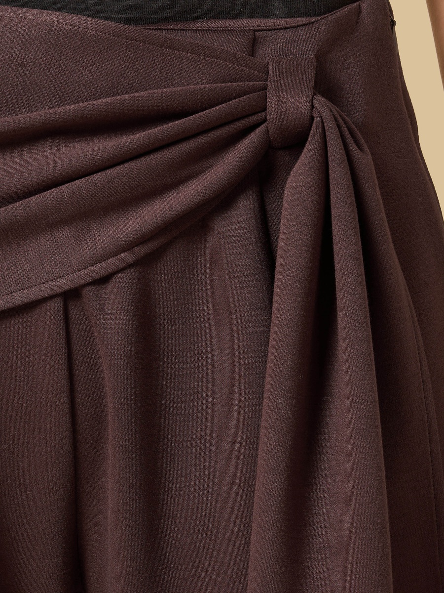 Tie Front Wide Leg Pants