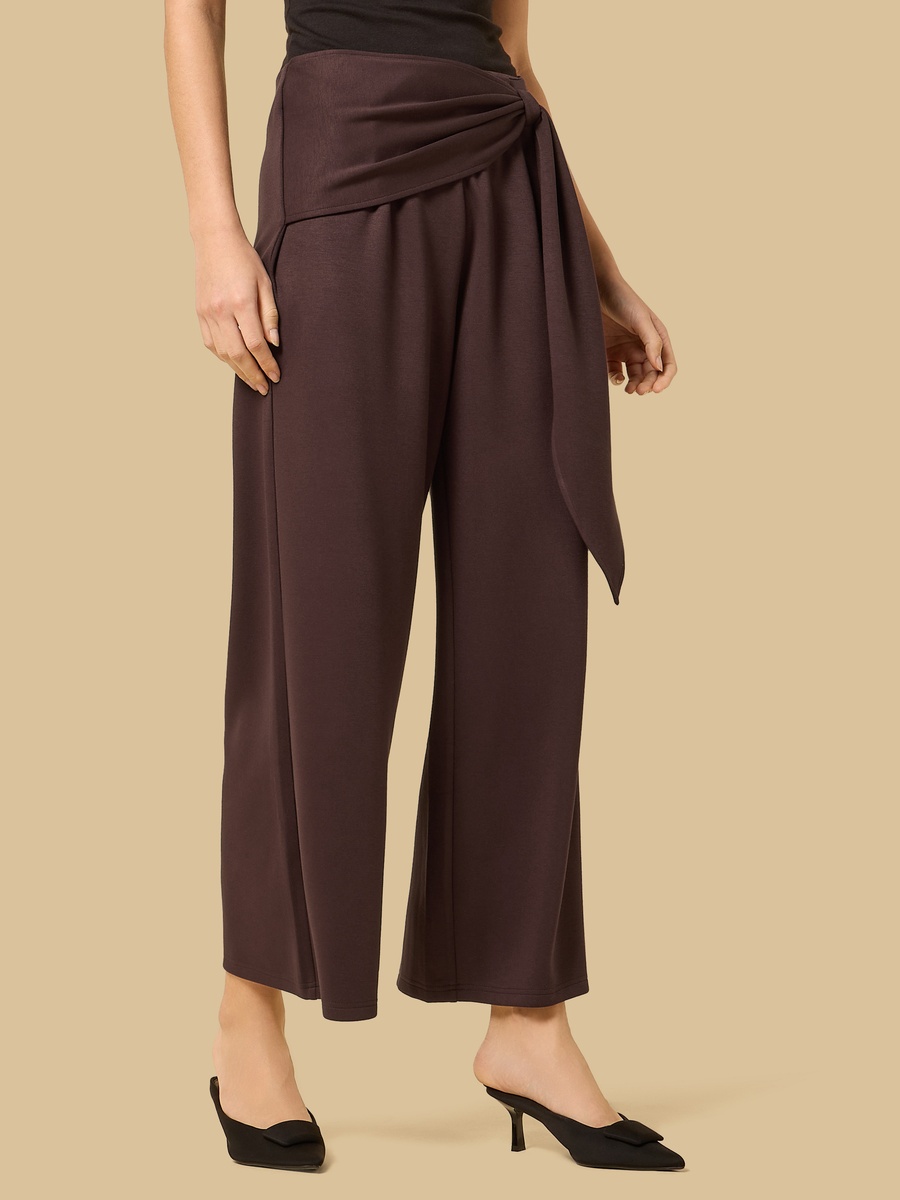Tie Front Wide Leg Pants