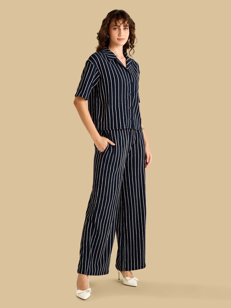 Striped Wide Leg Pants