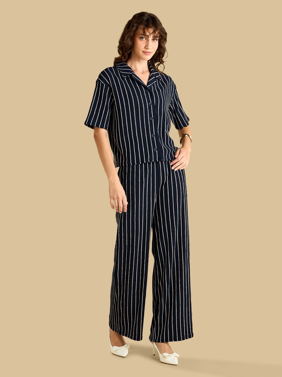 Striped Wide Leg Pants