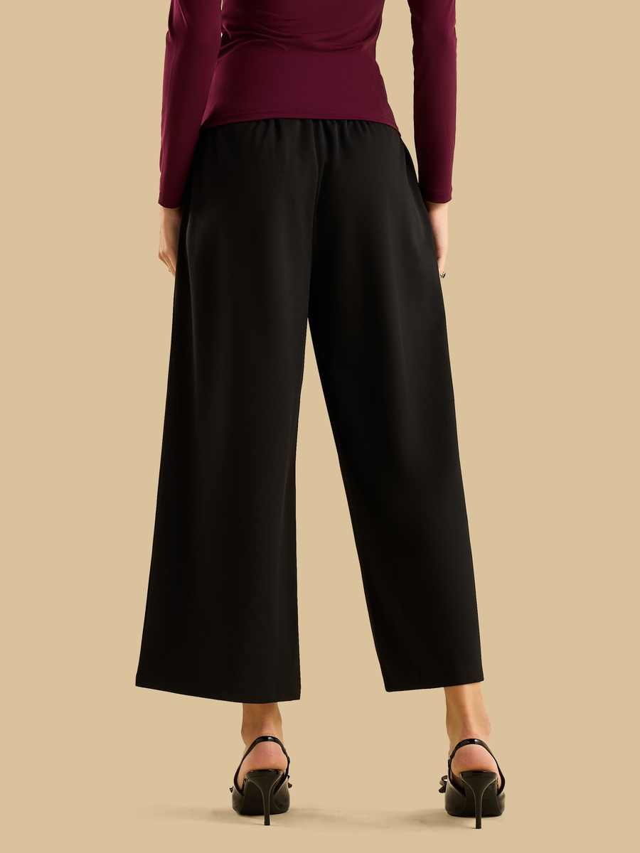 Pleated Wide Leg Pants