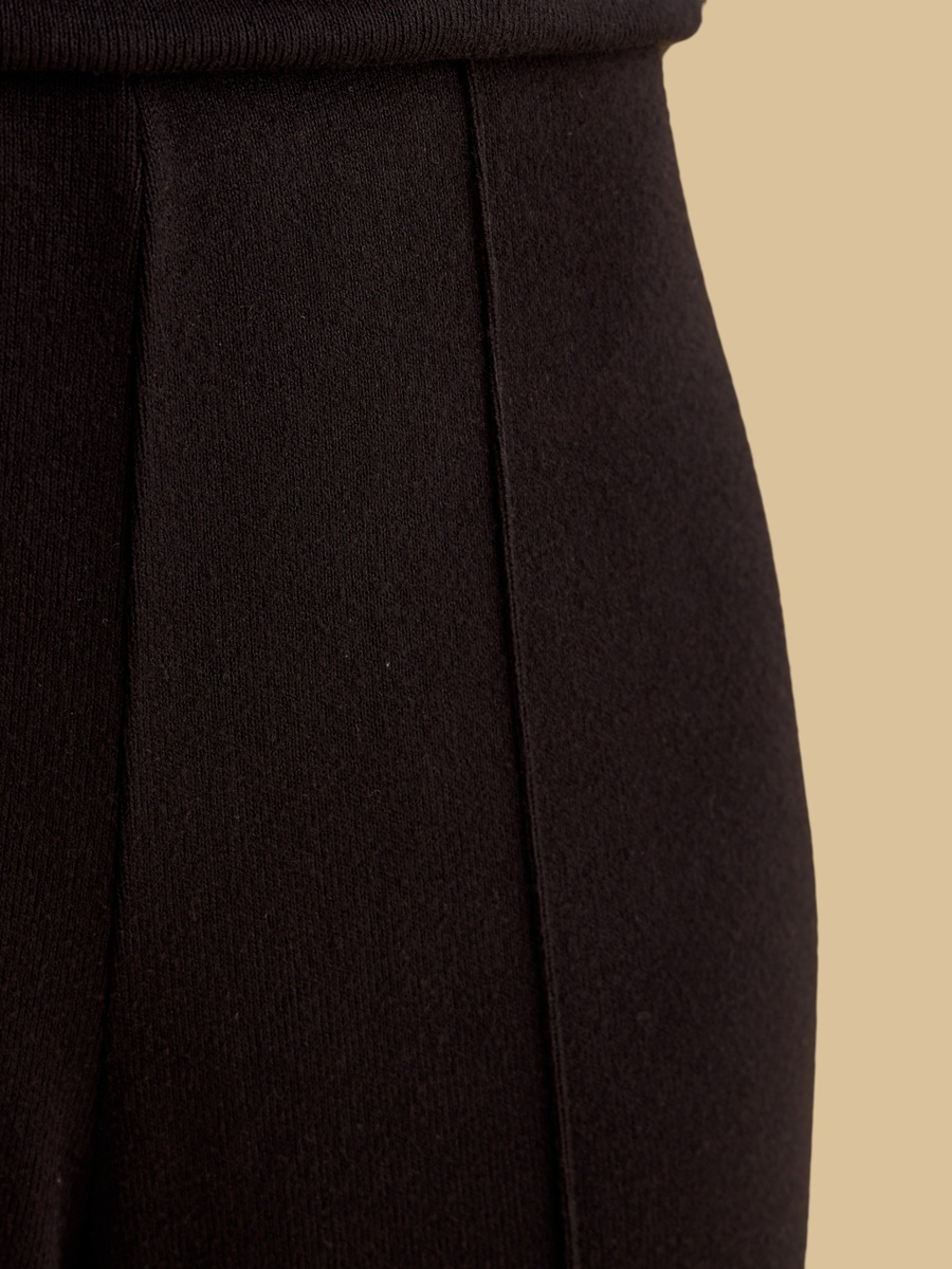 Pintuck Wide Leg Pants