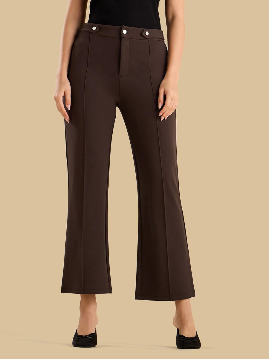 Wide Leg Pants with Centre Seam