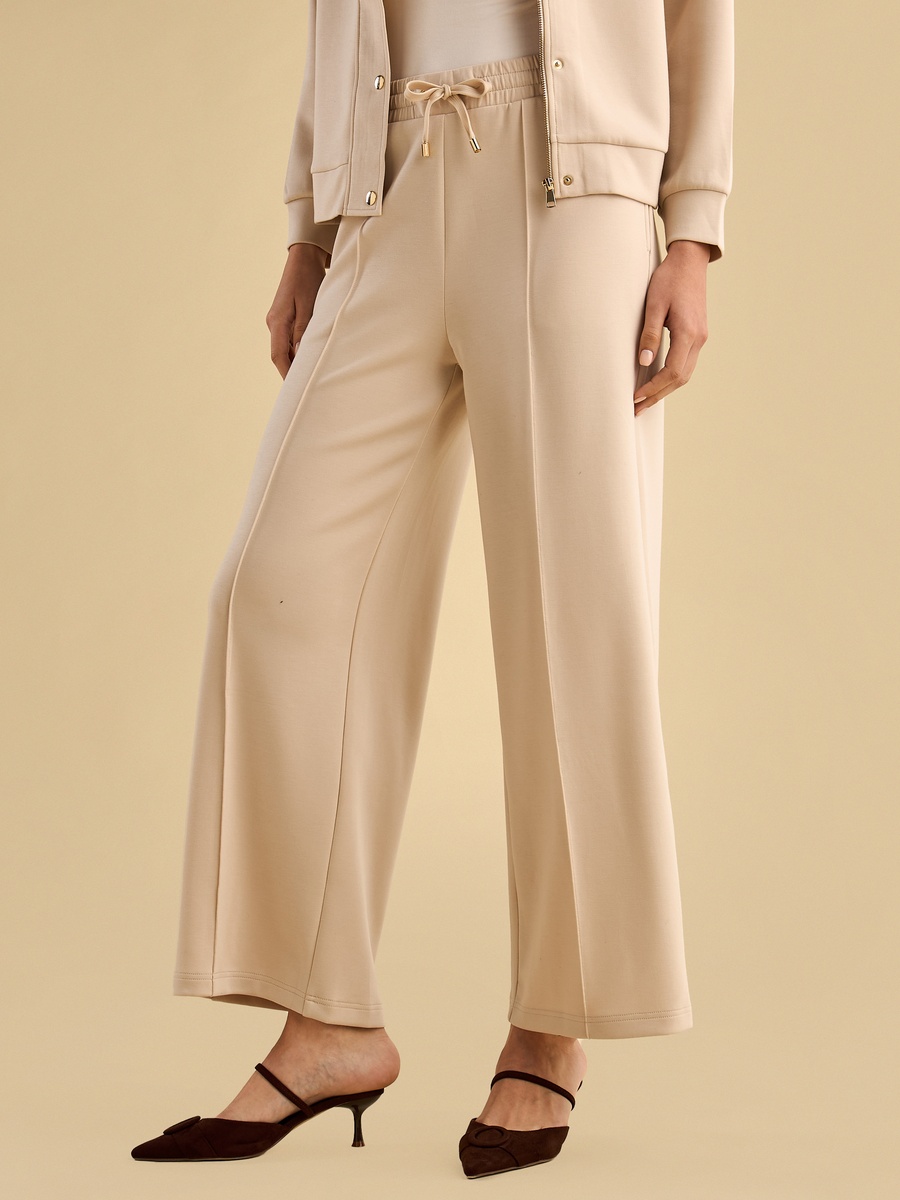 Centre Seam Wide Leg Modal Pants
