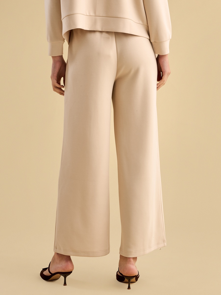 Centre Seam Wide Leg Modal Pants