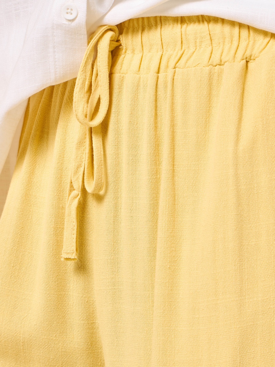 Viscose Blend Wide Leg Pants