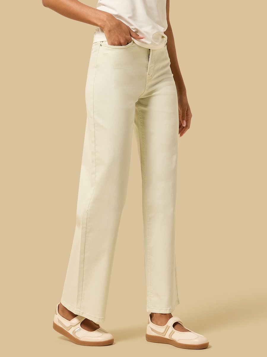 Stretch Wide Leg Pants