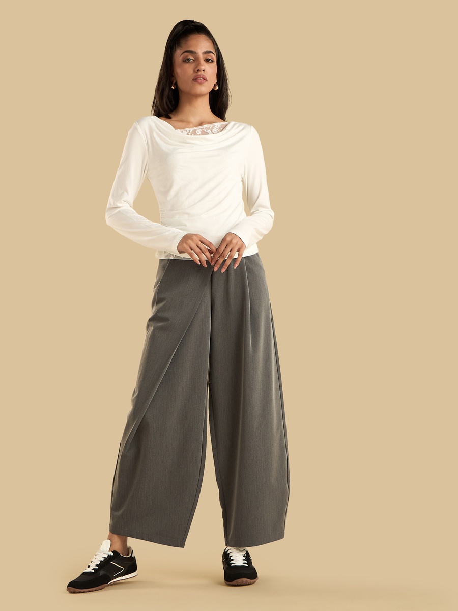 Wide Leg Wrap Pants