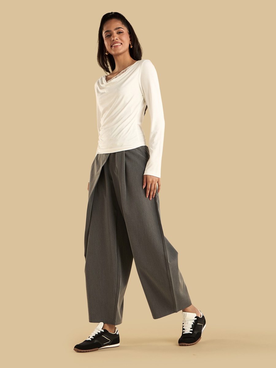 Wide Leg Wrap Pants