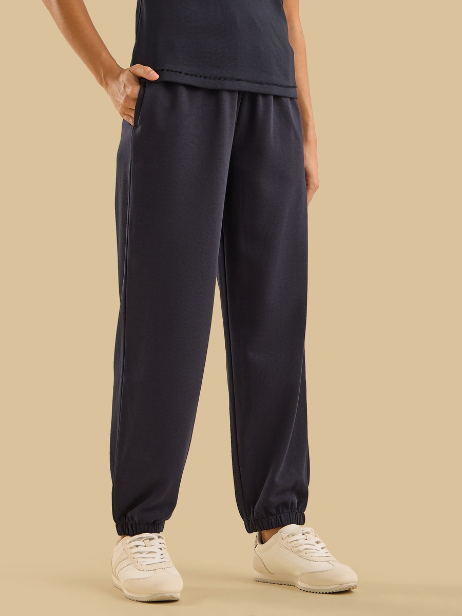 Terry Joggers with Elastic Hem