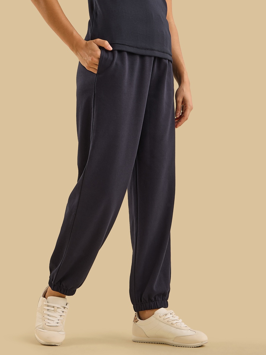 Terry Joggers with Elastic Hem