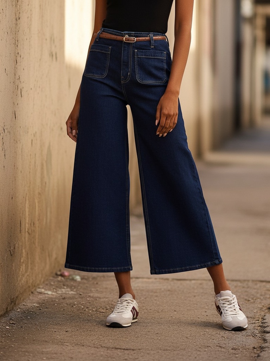 Marine Fit Jeans with Belt