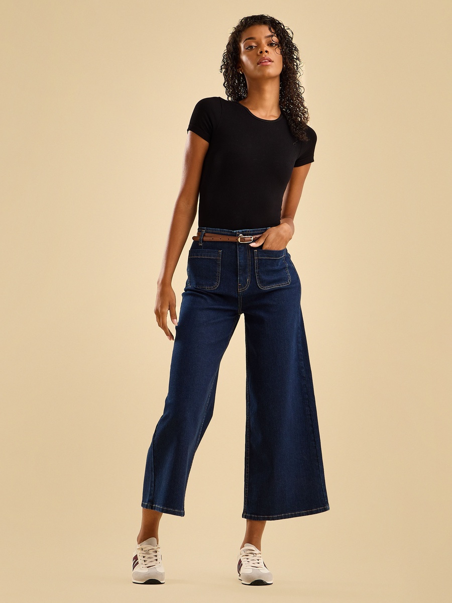 Marine Fit Jeans with Belt