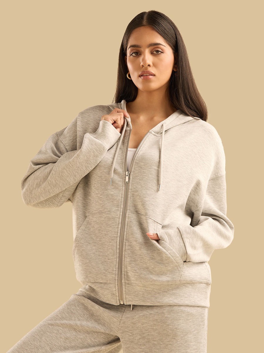 Modal Zip-Through Hoodie