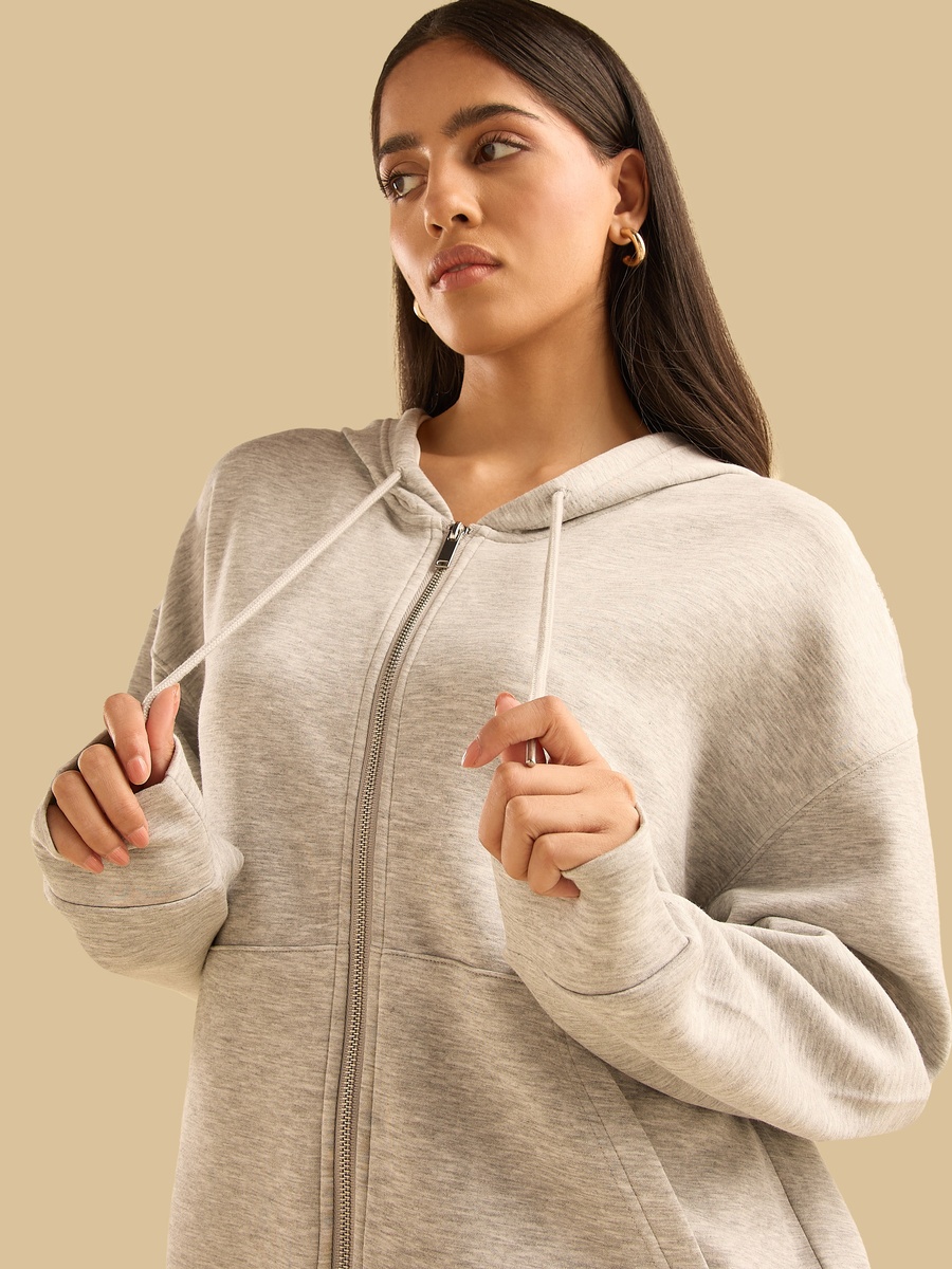 Modal Zip-Through Hoodie