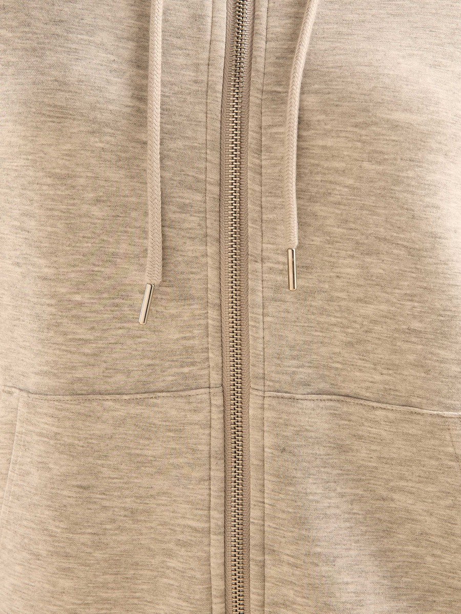 Modal Zip-Through Hoodie