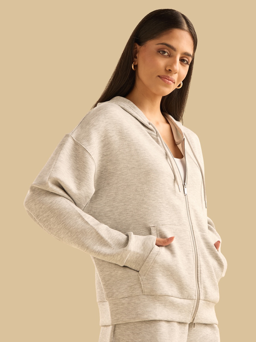 Modal Zip-Through Hoodie