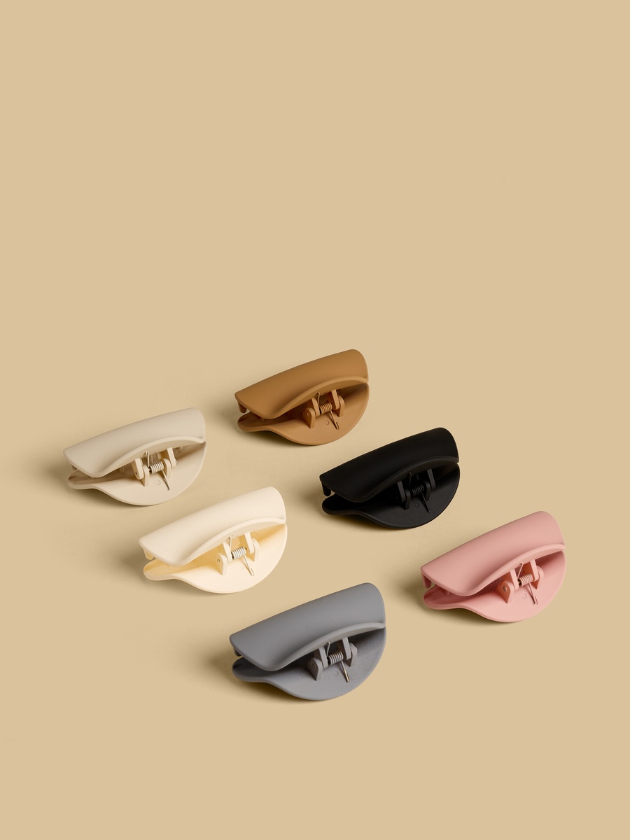 Pack of 6 - Plain Hair Clamp