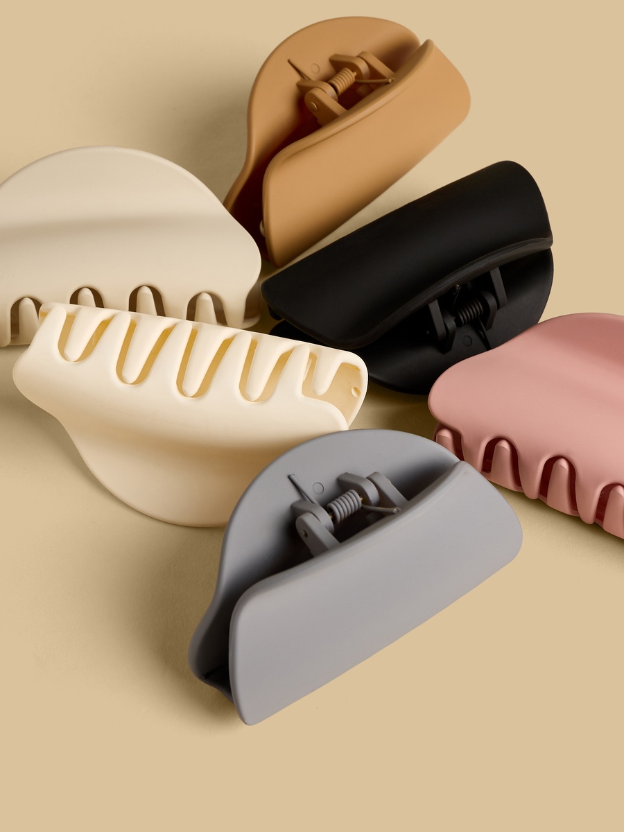 Pack of 6 - Plain Hair Clamp